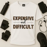 Expensive And Difficult Funny Sarcasm Humor Performance Shirt