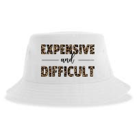 Expensive And Difficult Funny Sarcasm Humor Sustainable Bucket Hat