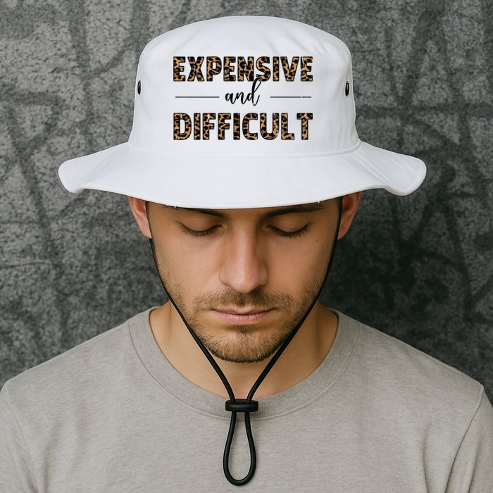 Expensive And Difficult Funny Sarcasm Humor Bucket Hat
