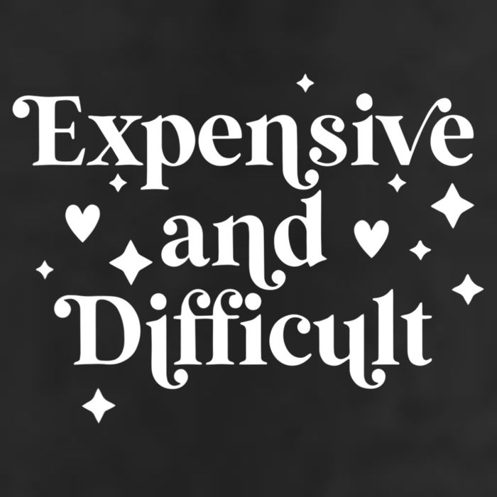 Expensive And Difficult Funny Sarcasm Humor Microfiber Hand Towel