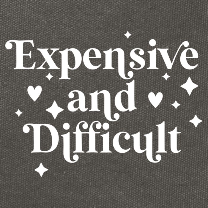 Expensive And Difficult Funny Sarcasm Humor Cotton Canvas Backpack