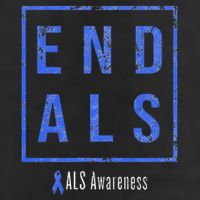 End Als Distressed Als Awareness Cool Comfort Performance Bucket Hat