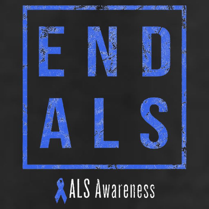 End Als Distressed Als Awareness Cool Comfort Performance Bucket Hat