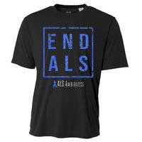 End Als Distressed Als Awareness Cooling Performance Crew T-Shirt