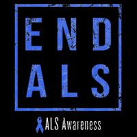 End Als Distressed Als Awareness Cooling Performance Crew T-Shirt