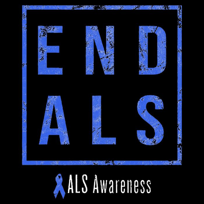 End Als Distressed Als Awareness Cooling Performance Crew T-Shirt