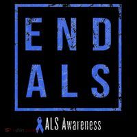 End Als Distressed Als Awareness 16 in Basic Backpack