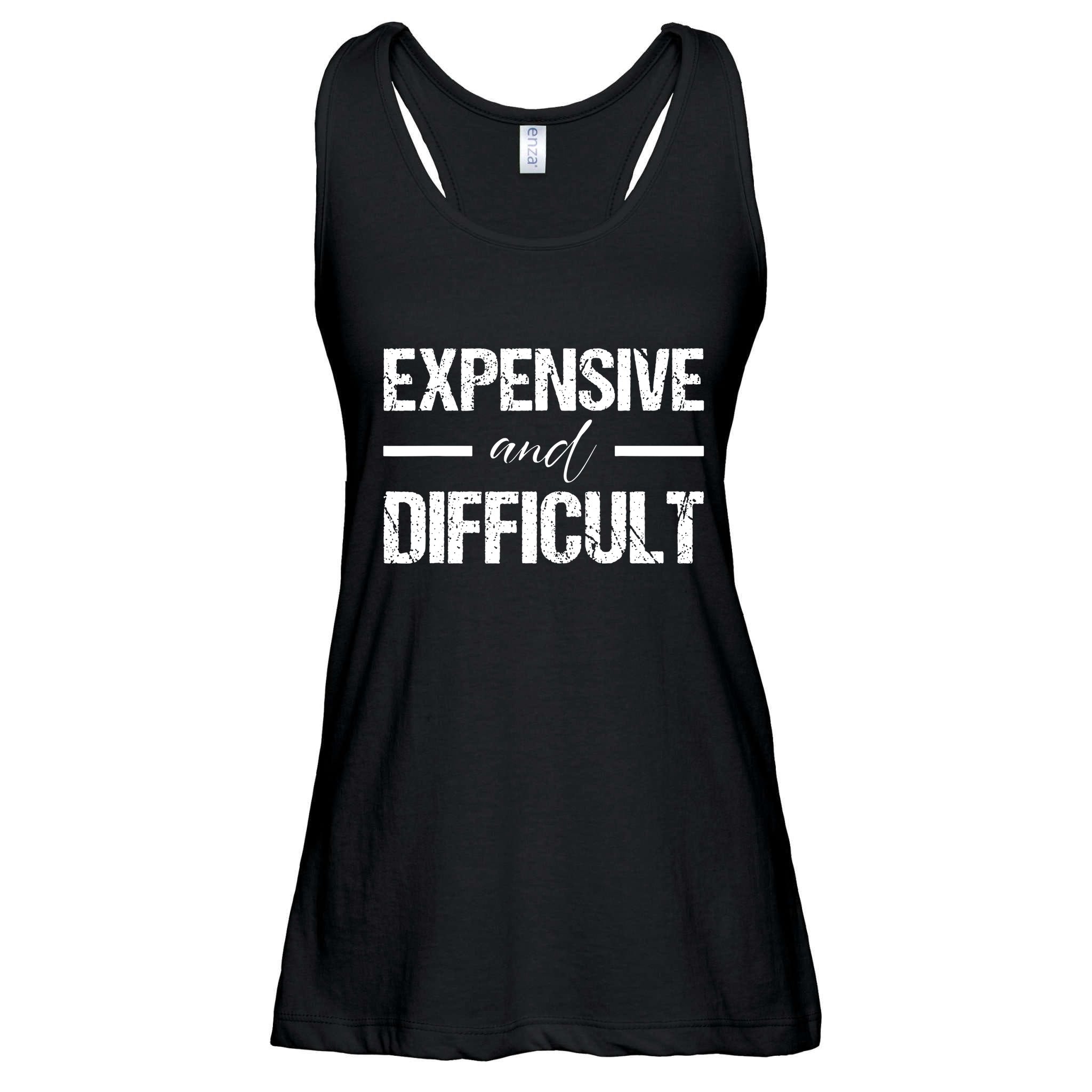 Expensive And Difficult Ladies Essential Flowy Tank