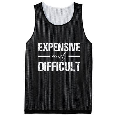 Expensive And Difficult Mesh Reversible Basketball Jersey Tank