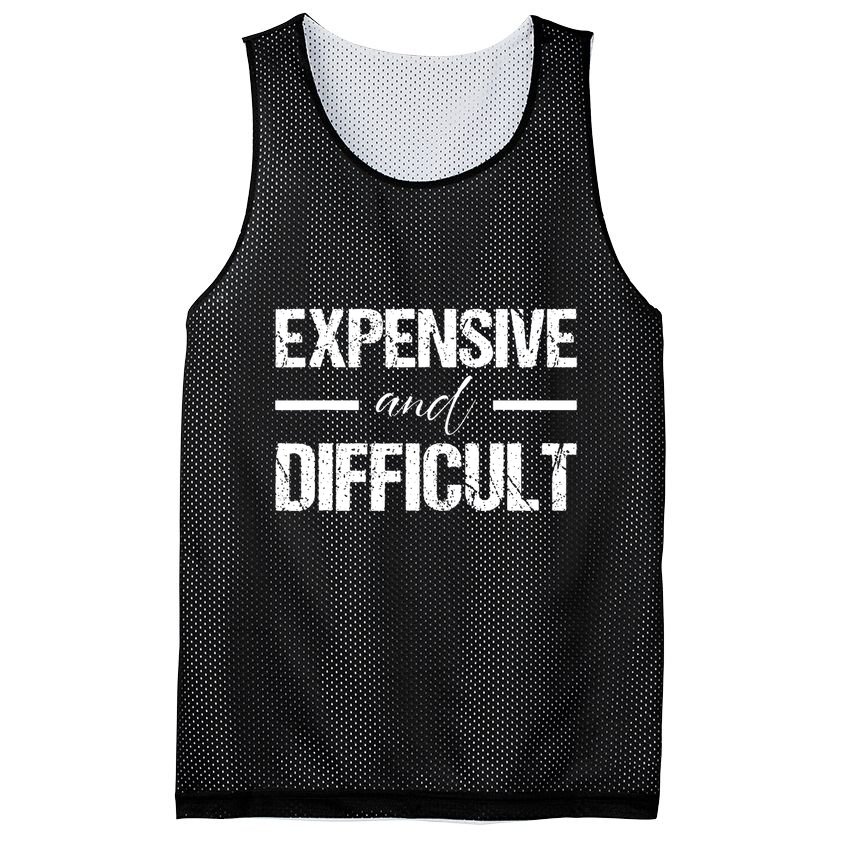 Expensive And Difficult Mesh Reversible Basketball Jersey Tank