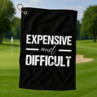Expensive And Difficult Golf Towel