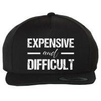 Expensive And Difficult Wool Snapback Cap