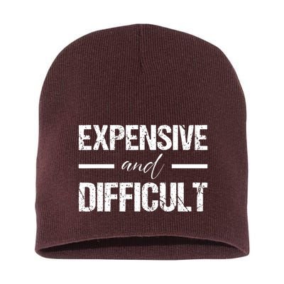 Expensive And Difficult Short Acrylic Beanie