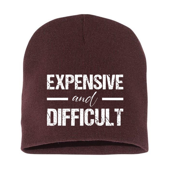 Expensive And Difficult Short Acrylic Beanie
