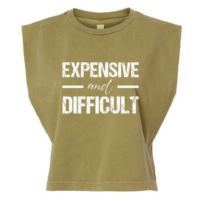 Expensive And Difficult Garment-Dyed Women's Muscle Tee