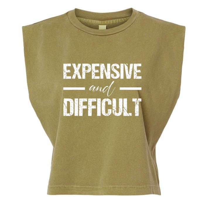 Expensive And Difficult Garment-Dyed Women's Muscle Tee