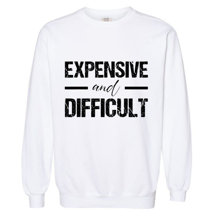 Expensive And Difficult Garment-Dyed Sweatshirt