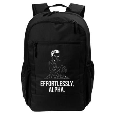 Effortlessly Alpha Dominant Funny And Cool Design Daily Commute Backpack