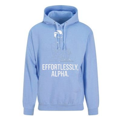 Effortlessly Alpha Dominant Funny And Cool Design Unisex Surf Hoodie