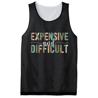 Expensive And Difficult Wife Sarcastic Funny Mom Mesh Reversible Basketball Jersey Tank