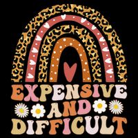 Expensive And Difficult Funny Mom Life For Bougie Flat Bill Trucker Hat