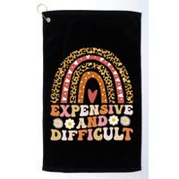 Expensive And Difficult Funny Mom Life For Bougie Golf Towel