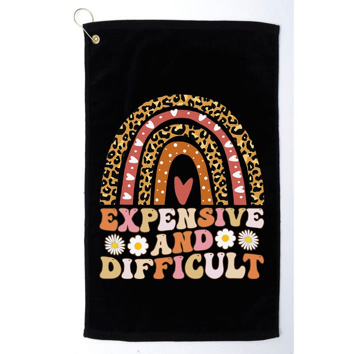 Expensive And Difficult Funny Mom Life For Bougie Golf Towel