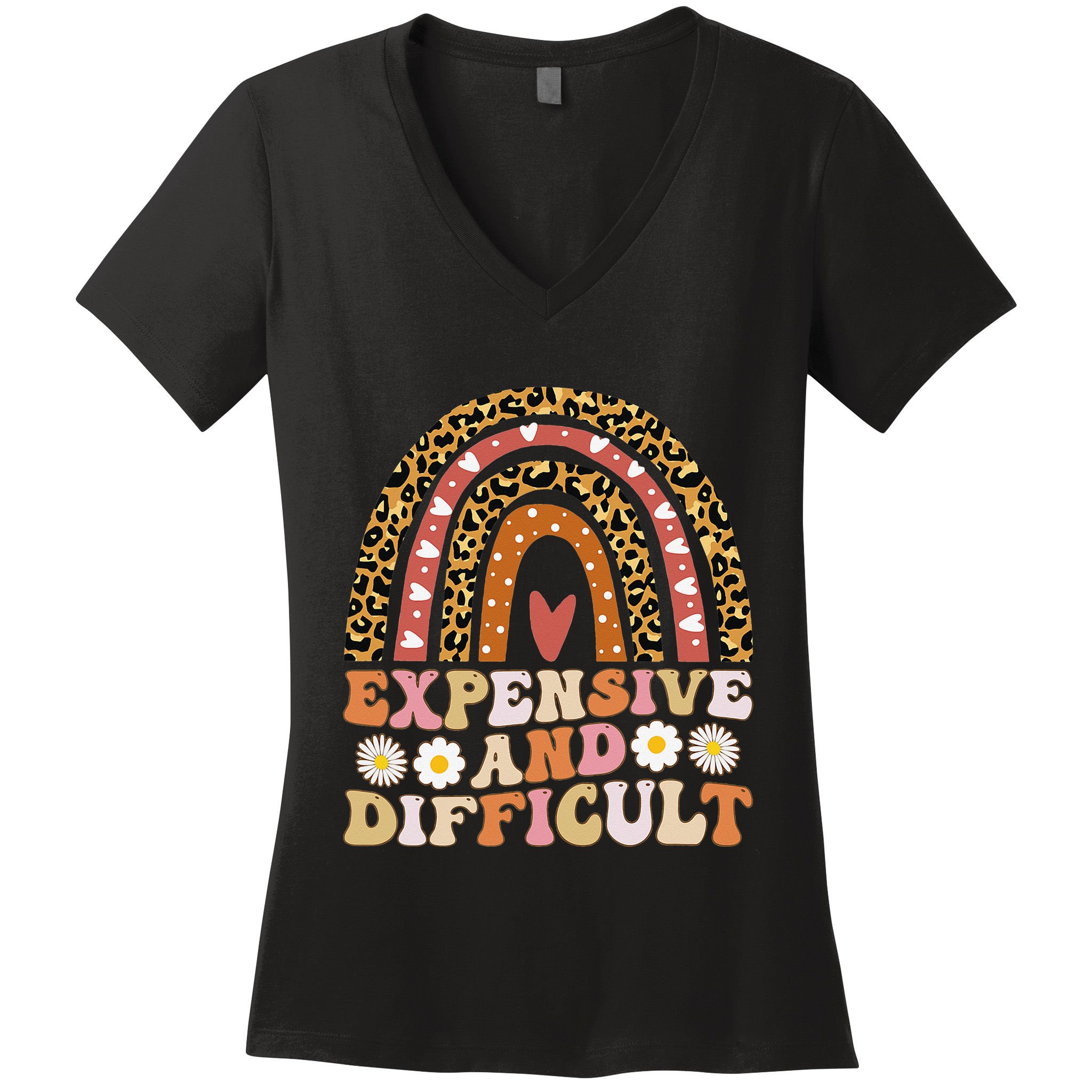 Expensive And Difficult Funny Mom Life For Bougie Women's V-Neck T-Shirt