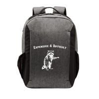 Expensive And Difficult Retro Funny Raccoon Vector Backpack