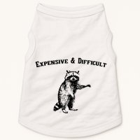 Expensive And Difficult Retro Funny Raccoon Doggie Tank