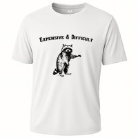 Expensive And Difficult Retro Funny Raccoon Performance Shirt