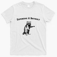 Expensive And Difficult Retro Funny Raccoon T-Shirt
