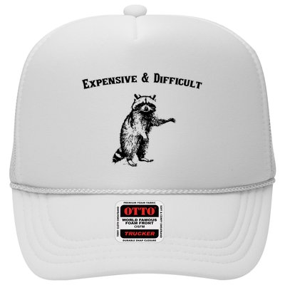 Expensive And Difficult Retro Funny Raccoon Hat