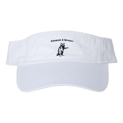 Expensive And Difficult Retro Funny Raccoon Visor
