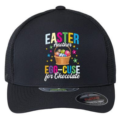 Easter Another Eggcool Giftcuse For Chocolate Choco Lover Sweets Gift Flexfit Unipanel Trucker Cap