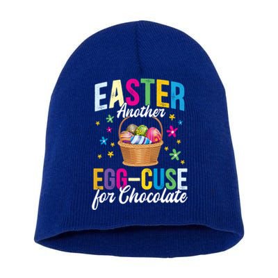 Easter Another Eggcool Giftcuse For Chocolate Choco Lover Sweets Gift Short Acrylic Beanie