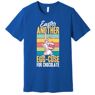 Easter Another Eggcute Giftcuse For Chocolate Choco Lover Sweets Cute Gift Premium T-Shirt