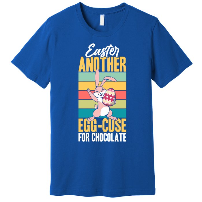 Easter Another Eggcute Giftcuse For Chocolate Choco Lover Sweets Cute Gift Premium T-Shirt