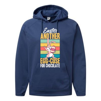 Easter Another Eggcute Giftcuse For Chocolate Choco Lover Sweets Cute Gift Performance Fleece Hoodie