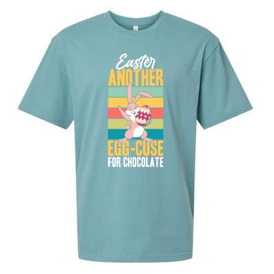 Easter Another Eggcute Giftcuse For Chocolate Choco Lover Sweets Cute Gift Sueded Cloud Jersey T-Shirt