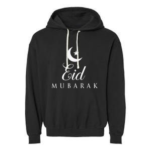 Eid AlAdha Eid Mubarak Happy Eid Day Garment-Dyed Fleece Hoodie