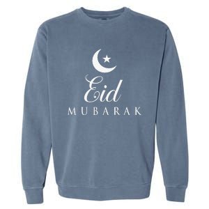 Eid AlAdha Eid Mubarak Happy Eid Day Garment-Dyed Sweatshirt