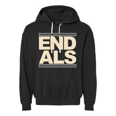 End Als Garment-Dyed Fleece Hoodie