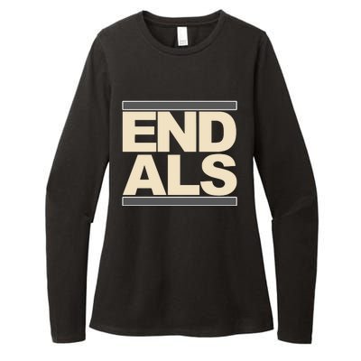 End Als Womens CVC Long Sleeve Shirt