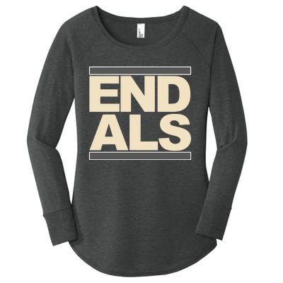 End Als Women's Perfect Tri Tunic Long Sleeve Shirt