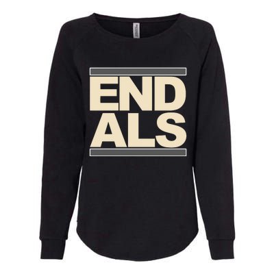 End Als Womens California Wash Sweatshirt