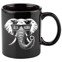 Elephant Alabama 11oz C Handle Ceramic Mug