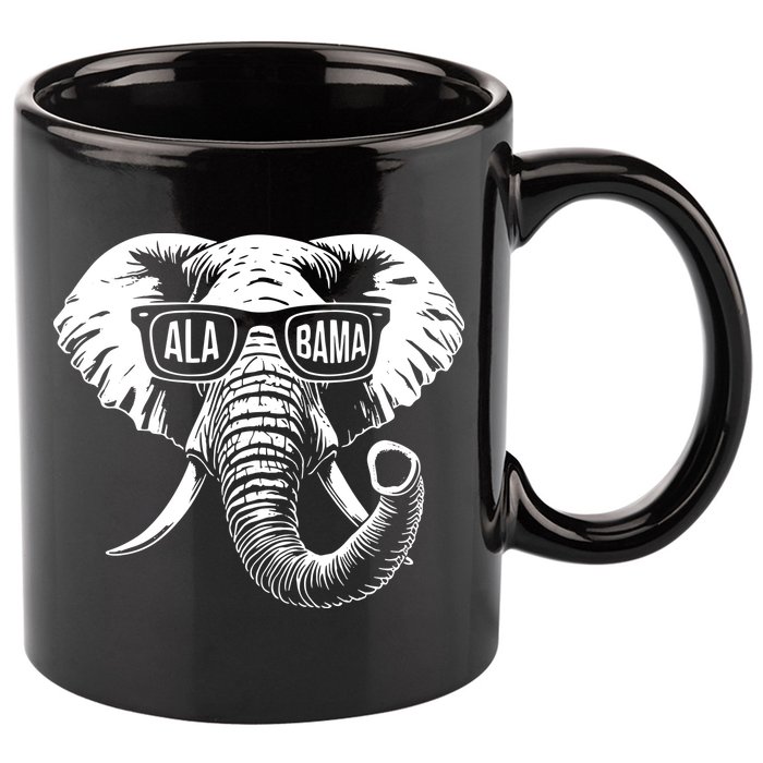 Elephant Alabama 11oz C Handle Ceramic Mug