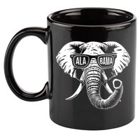 Elephant Alabama 11oz C Handle Ceramic Mug