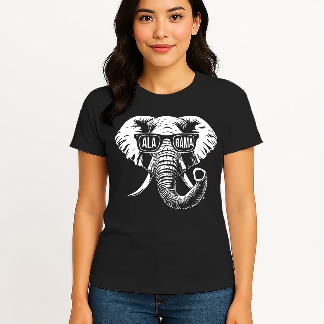 Elephant Alabama Womens T-Shirt
